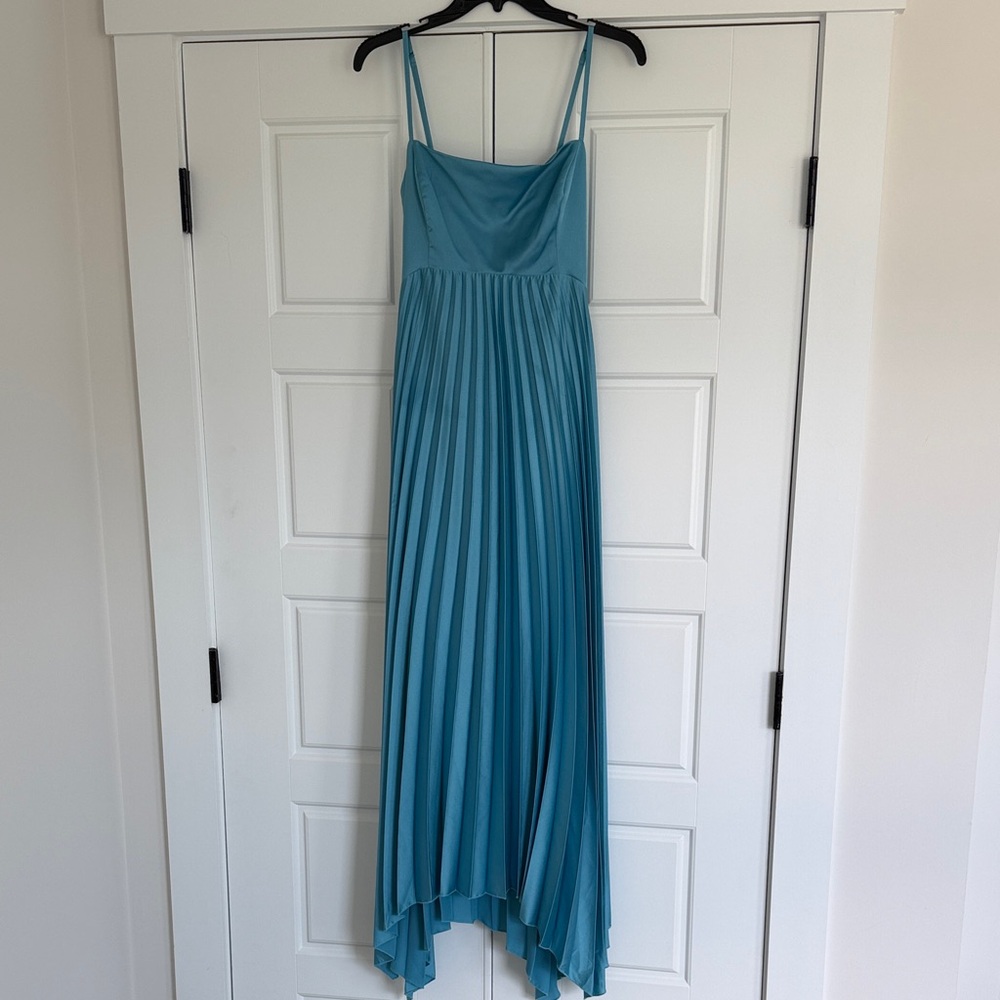 Abercrombie Pleated Formal Maxi Dress - LT